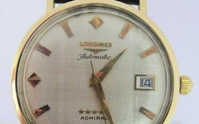 Vintage 18k LONGINES 5 Star Admiral Automatic DATE