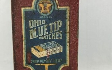 Vintage Columbus "Ohio Blue Tip Matches" Penny Vending