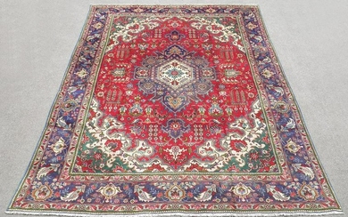 Vintage Persian Tabriz 11.3x8.2