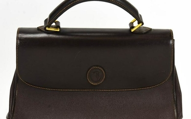 Vintage Trussardi Leather Satchel Purse / Handbag