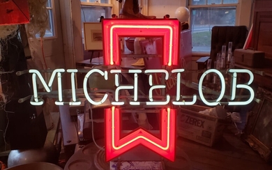 Vintage Working Michelob Neon Sign
