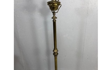 Vintage lighting, heavy brass standard lamp in the style of ...