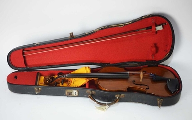 Violin cased
