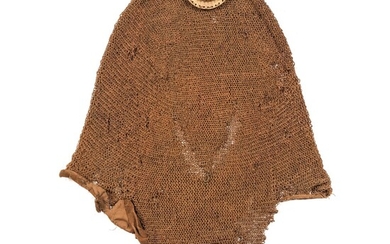 Ⓦ AN INDIAN MAIL COIF, 18TH CENTURY