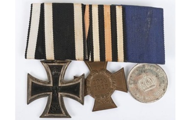 WW1 German Iron Cross Medal Group