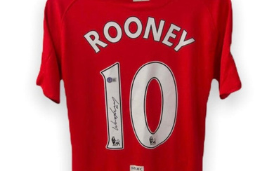 Wayne Rooney Signed Manchester United Jersey (Beckett)