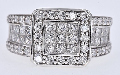 White gold - Ring - 2.78 ct Diamond