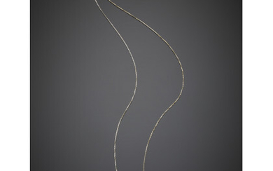 White gold chain, g 1.75, length cm 40 circa.Read more