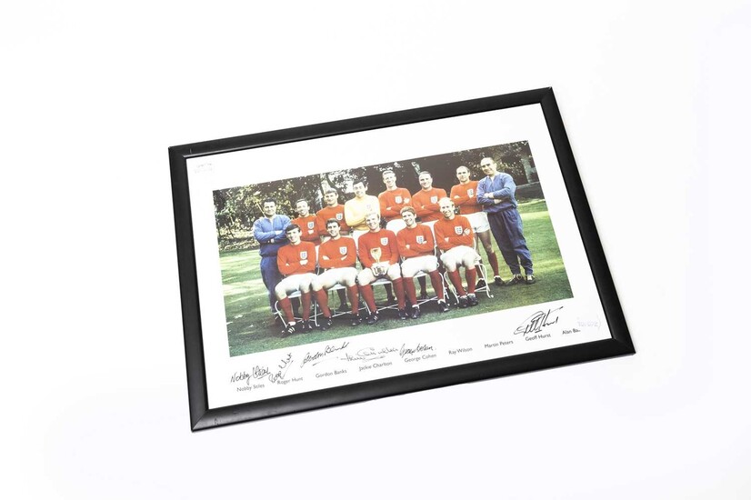 World Cup 1966 England Signed Photograph
