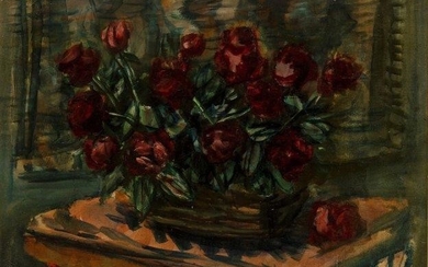 Zygmunt Sigmond Menkes, Polish 1896-1986- 'Les Roses...