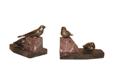 1 Greenhouse - Books "Birds" in marble and...