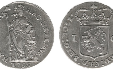 1 Gulden 1795 (Sch. 91a / Delm. 1179) - VF...