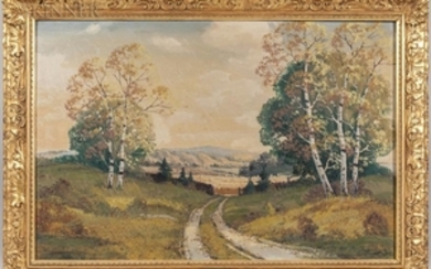 Ernest Fredericks (American, 1877-1959) Early Autumn Landscape