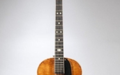 Vega Electrovox Electric Archtop Guitar, c. 1940, with case and Fender strap.Provenance: The estate of J. Geils.