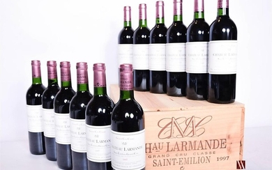 12 bouteilles CHÂTEAU LARMANDE St Emilion GCC 1997…