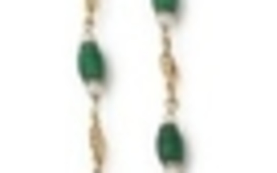 LONG COLLIER en or jaune 18K (750) maillons…