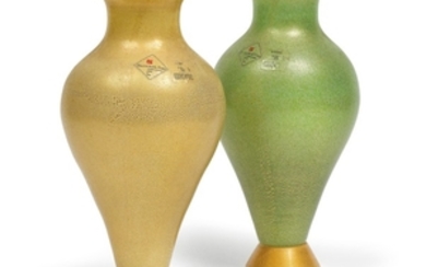 Paar Vasen, Ausführung: Barovier & Toso, Murano, ab 1985