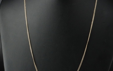 14K Curb Link Chain Necklace