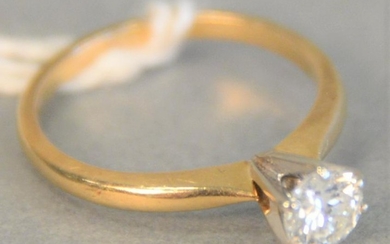 14k diamond engagement ring, diamond approximately