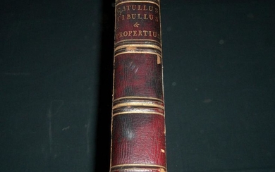1794 CATULLI TIBULLI PROPERTII OPERA VOLUME - LATIN