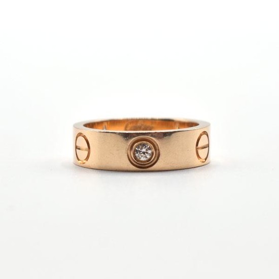 18K Yellow Gold Cartier Love Ring