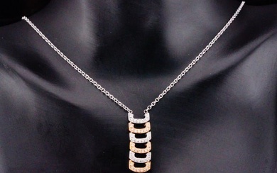 18K and 0.50ctw Diamond Necklace (FREE SHIPPING)