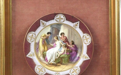 19 Century Hand Painted Vienna Plate