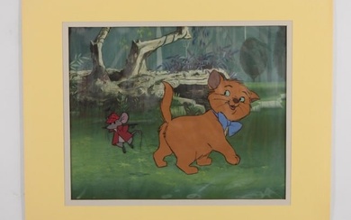 1970 Walt Disney The Aristocats Animation Cel
