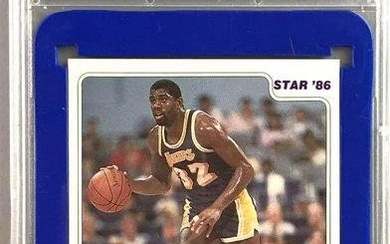 1986 Star Basketball Magic Johnson #28 CSA 8
