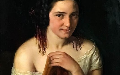 19th Cen. Portrait Painting attr. Johann Baptist Reiter