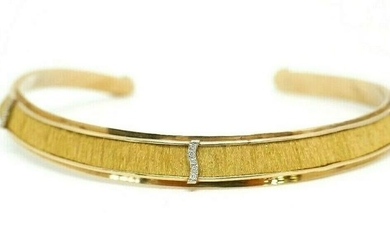 10K Yellow Gold Diamond Choker Necklace