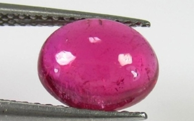 2.04 Ct Genuine Pink Rubellite Tourmaline Oval Cab