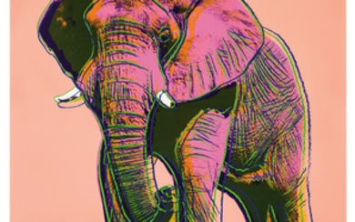 Andy Warhol - Andy Warhol: African Elephant (from Endangered Species Portfolio)