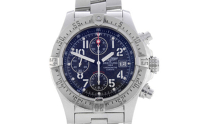 BREITLING - a gentleman's stainless steel Avenger Skyliner chronograph bracelet watch.
