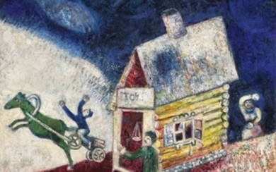 LA CALÈCHE VOLANTE, Marc Chagall