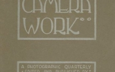 CAMERA WORK N°1 1903 (Gertrude Käsebier Number) Ca…