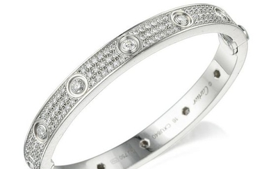 Cartier Diamond-Paved Love Bracelet