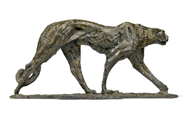 Dylan Lewis (b. 1964), Stalking cheetah II maquette