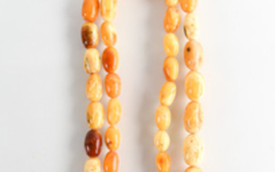 EXTRA LONG BUTTERSCOTCH AMBER NECKLACE