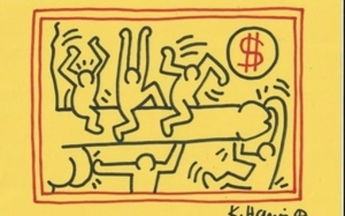KEITH HARING (1958-1990): UNTITLED.