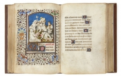 Livre d’heures en latin à l’usage de Rome, manuscrit et enluminé sur vélin