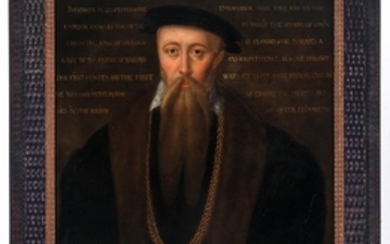 Manner of Marcus Gheeraerts the Elder Portrait of Sir Thomas Chamberlayne