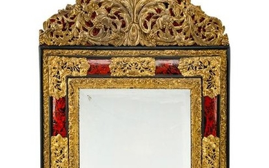 A Regence Style Gilt Metal Mirror