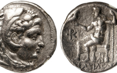 Seleucid Kingdom, Seleucus I. AR Tetradrachm, ca. 300-281 B.C, Choice VF NGC