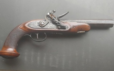 200 Year Old High Quality Belgian flintlock pistol