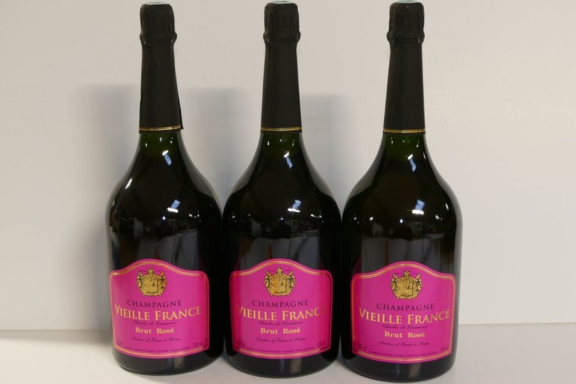 3 Magnums Champagne Charles de Cazanove Cuvée Vieille...