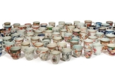 A COLLECTION OF EIGHTY FIVE CHINESE COFFEE CUPS 18…