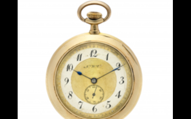 NWC Gent's 18K gold pocket watch Early 20th century...