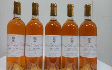 5 bouteilles de Sauternes 2002 Château Doisy Daëne Grand Cru Classé