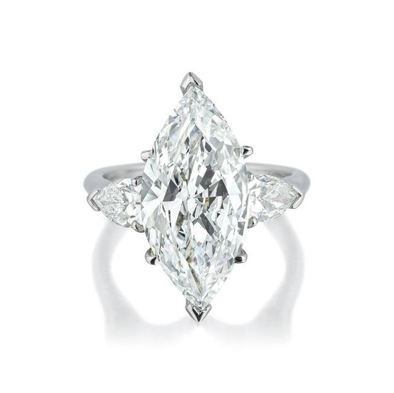 5.00-Carat Marquise-Cut Diamond Ring, D/IF Type IIa
